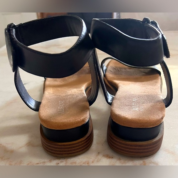 Alfani Womens Step N Flex Cherryll Sliver Flatform Wedge, BLACK, Size 9 - Picture 5 of 7